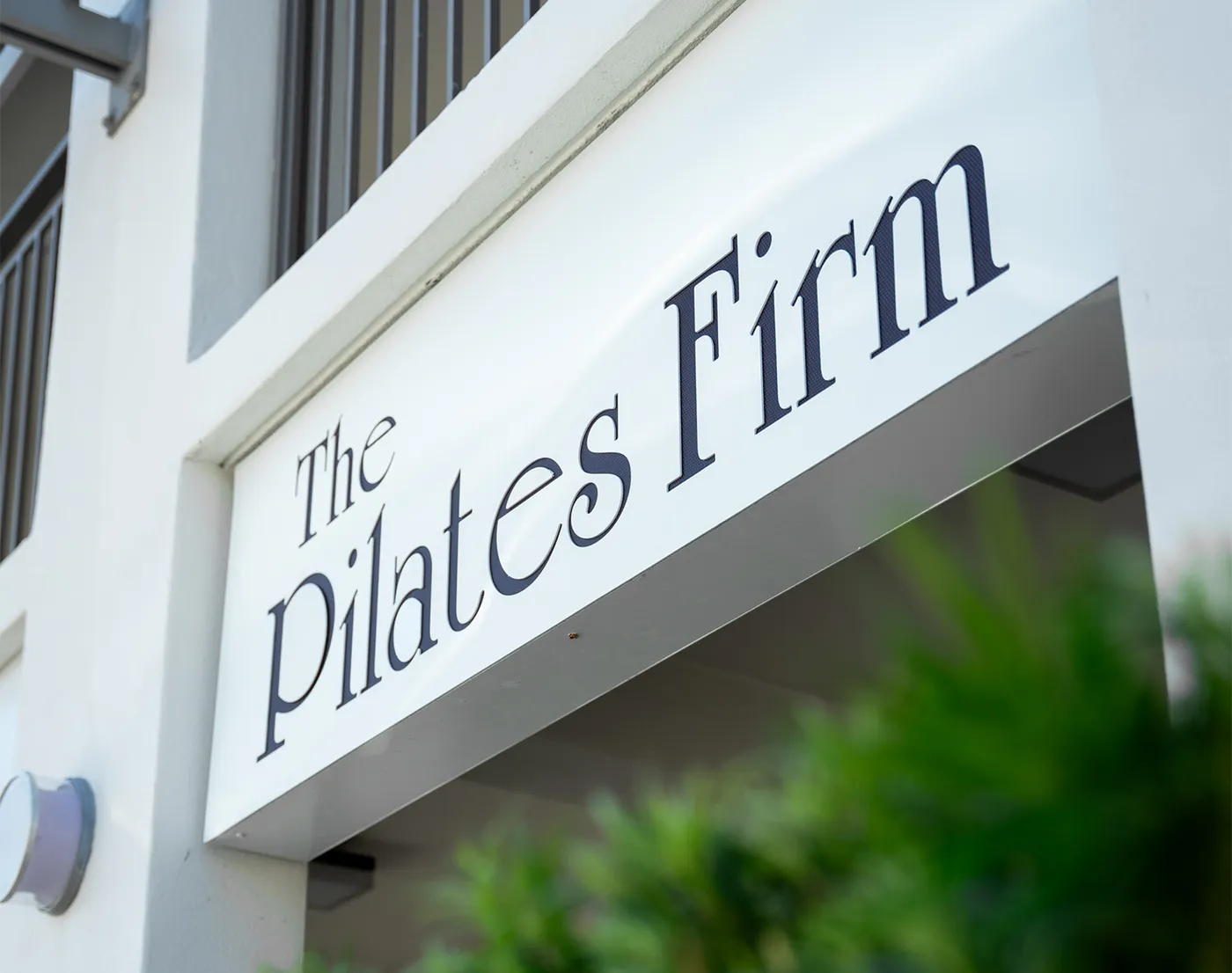 The Pilates Firm sign in Naples, FL