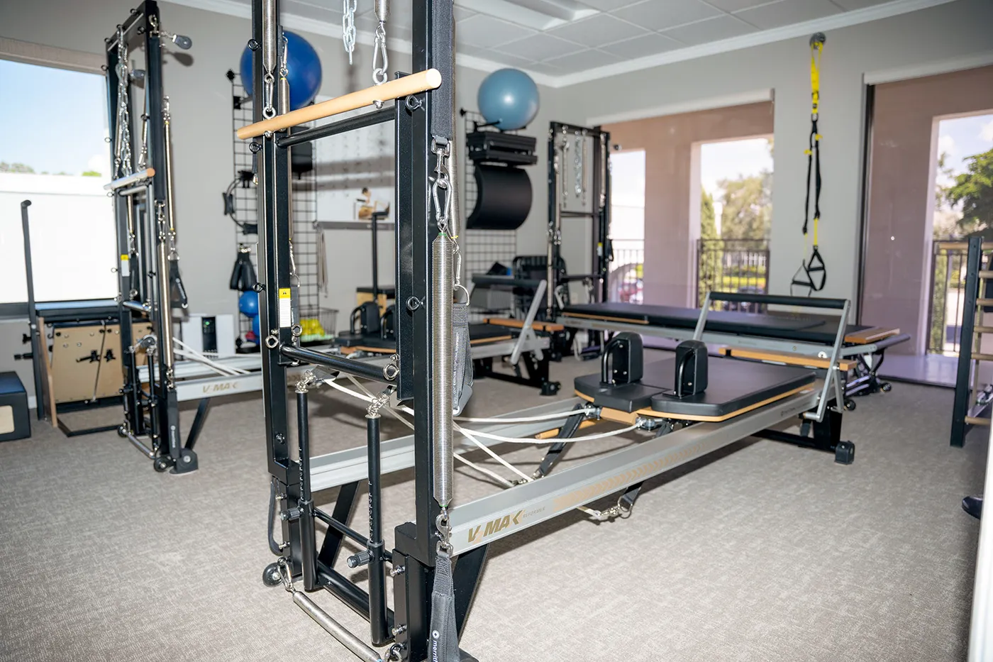 The Pilates Firm studio with Merrithew reformers in Naples, FL