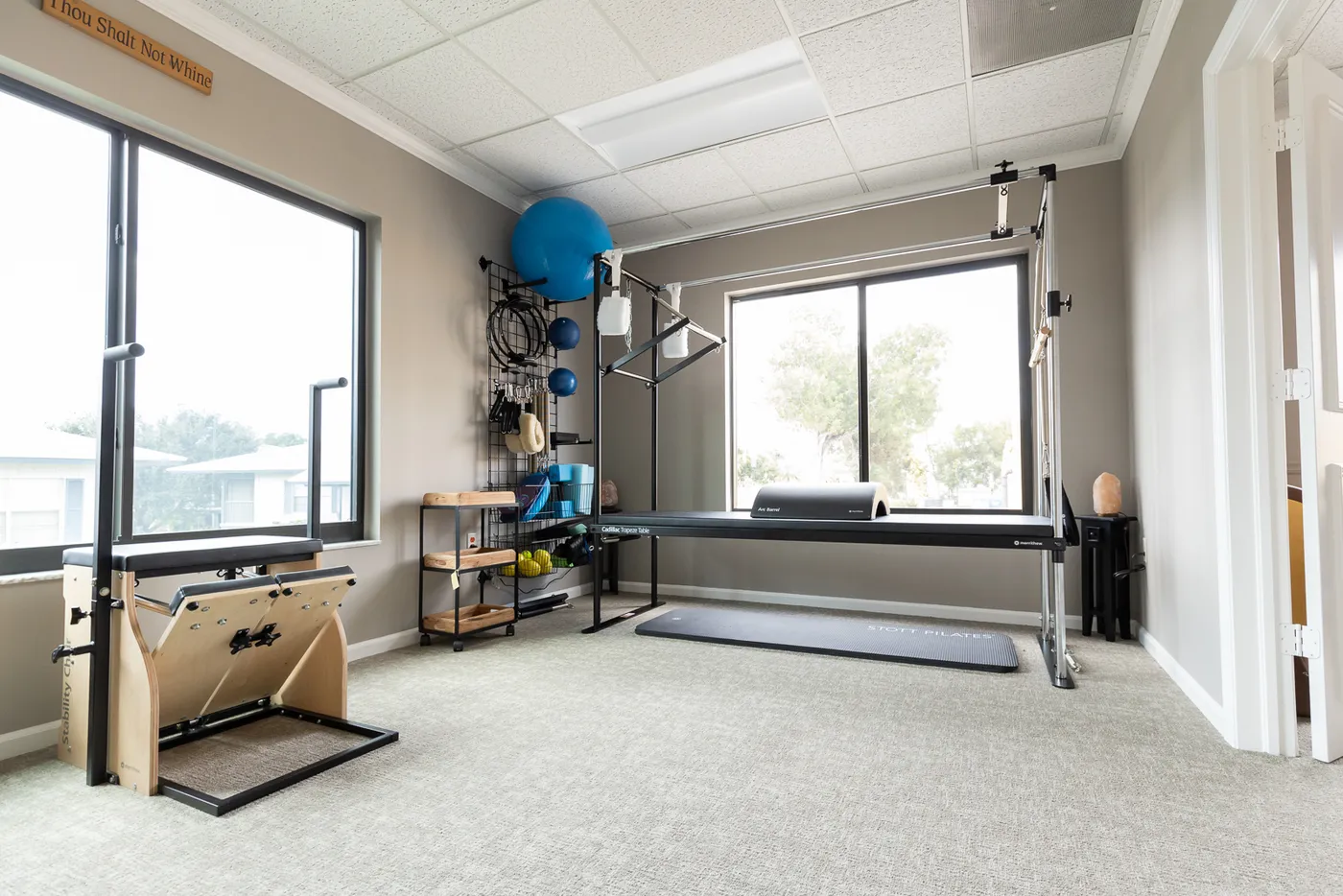 Private Pilates training room at The Pilates Firm in Naples